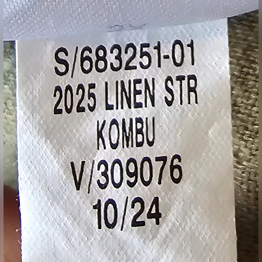 Old Navy Size 3X Linen Blend Hi-Rise Straight Pull On Comfy Waistband Green Pant - Picture 6 of 10